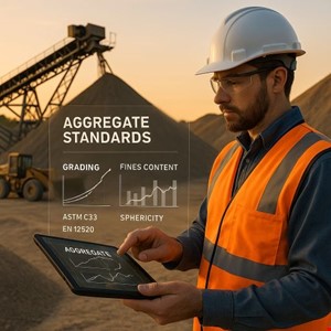 شیت آزمایشات دانه بندی مصالح